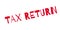 Tax Return rubber stamp