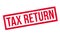 Tax Return rubber stamp