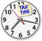 Tax Time Clock taxes due date