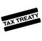 Tax treaty black stamp