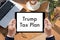 Taxes Time Document Trump Tax Plan Money Financial Accounting T