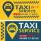 Taxi Banner Design Template for Taxi Service. Online Mobile Application Order Taxi Service