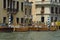 Taxi boat station in Venice
