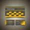 Taxi business card set