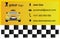 Taxi business card template