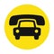 Taxi cab service icon