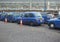 Taxi cabs at Temple Meads station in Bristol