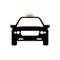Taxi car icon. Public service. Vector graphic