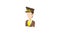 Taxi driver icon animation