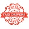 Taxi drivers wanted - printable stamp / label