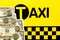 Taxi fare concept