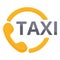 Taxi home call icon cartoon vector. Car app