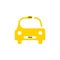 Taxi icon car. Sign for logotype design. Flat vector illustration EPS10