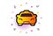 Taxi icon. Client transportation sign. Vector