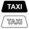 Taxi icon vector set. Trip illustration sign collection. delivery symbol.