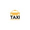 Taxi icon for web and mobile isolated on white background