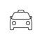 Taxi line icon