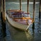 Taxi motorboat in Venice, Italy