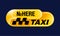 Taxi phone number template for car pasting