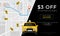 Taxi promo ad banner with profitable proposition vector illustration. Free card with high-tech urban city map with geolocation pin