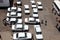 Taxi rank in Rabat, Morocco