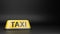 Taxi Roof Signboard with Copyspace