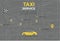 Taxi service concept transporation Business infographic with transport