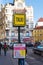 Taxi stand in prague