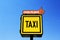 Taxi stop banner