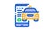 Taxi Tracking via Phone Online Taxi Icon Animation