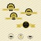Taxi vintage labels and emblems template. striped retro background