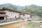 Taxia Village at Tianloukeng Tulou Scenic Spots in Fujian Tulou (Nanjing) Scenic Area in Nanjing, Fujian, China.