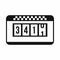 Taximeter icon, simple style