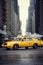 Taxis in times square