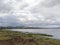 The Tay Estuary and Tayport in the distance on an overcast day near Tentsmuir Forest.