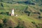 Tayid lighthouse on the hill of Batan Island, Batanes, Philippines - Series 3