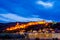 Tbilisi castle at night, Georgia