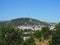 Tbilisi cityscape with Mtatsminda mountain at background, Georgia