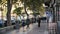 Tbilisi, Georgia - 17 November 2017: People walk alongside central street of Tbilisi, capital city of Georgia