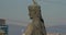 Tbilisi, Georgia. Close-up View On Famous Landmark Equestrian Statue Of King Vakhtang Gorgasali Near Metekhi Church