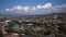 Tbilisi, Georgia. Top View Of Famous Landmarks In Summer Evening. Georgian Capital Skyline Cityscape. Bridge Of Peace