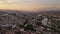 Tbilisi old town at sunset