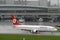 TC-JFE - Turkish Airlines touchdowns at zurich airport under heavy rain