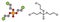 TCEP [tris(2-chloroethyl) phosphate] molecule. Used as flame retardant and plasticizer in production of polymers. Suspected to