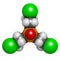 TCEP [tris2-chloroethyl phosphate] molecule. Used as flame retardant and plasticizer in production of polymers. Suspected to.