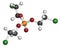 TCEP [tris2-chloroethyl phosphate] molecule. Used as flame retardant and plasticizer in production of polymers. Suspected to.