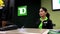 TD Bank worker deposit cheque for customer