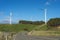 Te Apiti Wind Farm in the Tararua Ranges  in New Zealand