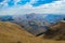 Te Mata Peak landscape view across surrounding hills and  Heretaunga Plains