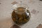 Tea brewed in a transparent teapot